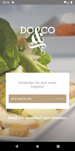 Android application DO & CO Canteen screenshort