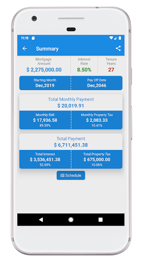 Mortgage Calculator, USA Screen 3