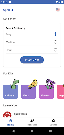 Android application Spell It - Spelling Quiz screenshort