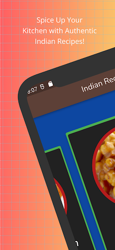 Android application Indian Recipes screenshort