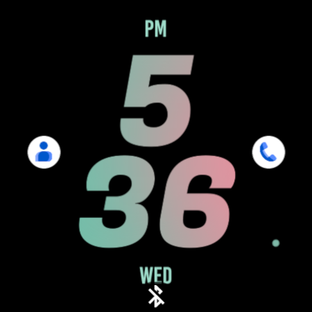 Pastel Bold Watch Face screenshot 4
