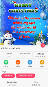 Captura de Pantalla 3 100+ felicitación de Navidad android