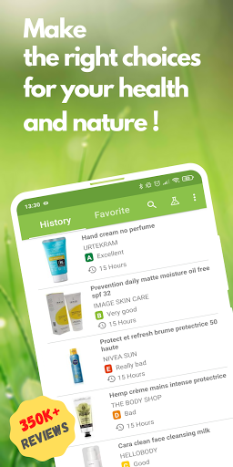 Android application Beauty Scan - Cosmetic screenshort