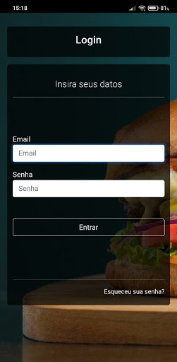 Android application Lanches-App screenshort