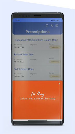 Android application SortPak screenshort