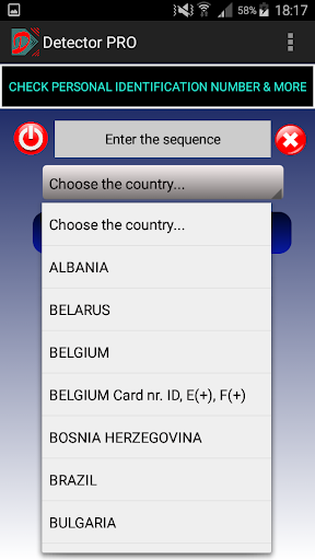 Android application False Document Detector PRO screenshort