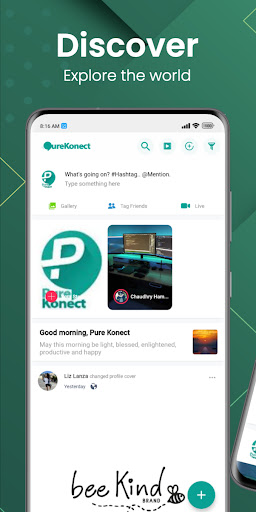 Android application PureKonect screenshort
