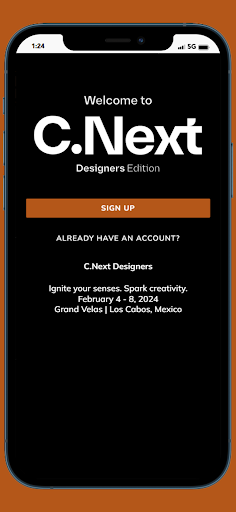 Android application C.NEXT-DESIGNERS screenshort