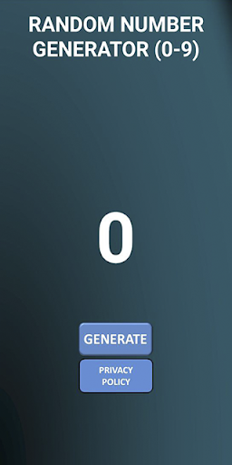 Android application Number 0-9 screenshort