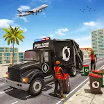 Cover Image of Télécharger Simulateur de camion à ordures de la police  APK