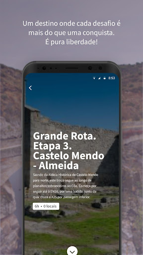Android application Aldeias Históricas screenshort