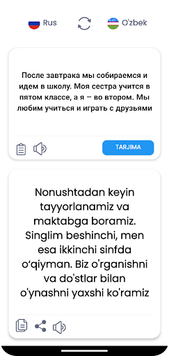 Ruscha Ozbekcha Tarjimon