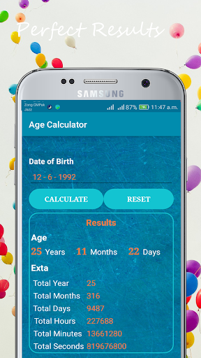 Age Calculator Screen 3