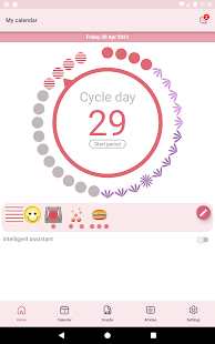 WomanLog Pro Calendar Screenshot