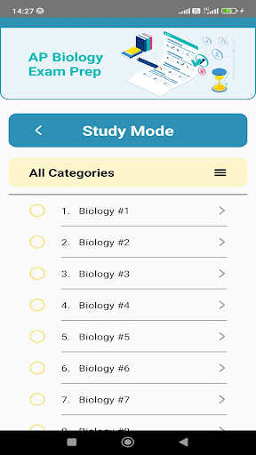 AP Biology Exam Prep Screen 2