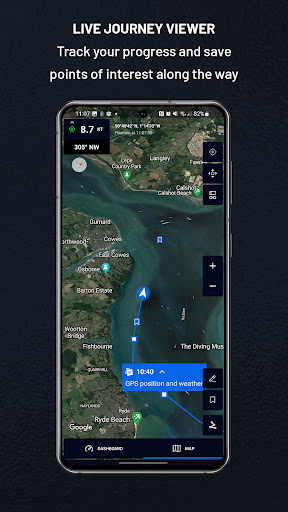 Mariner Sailing GPS & Logbook Screen 2