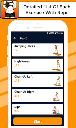 Lose belly weight, fat burner Screen 2