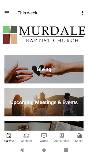 Android application Murdale Baptist screenshort