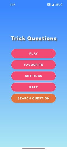 Android application Trick Questions and Answers screenshort