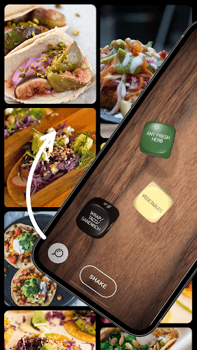 Android application Food Dice: Vegan screenshort