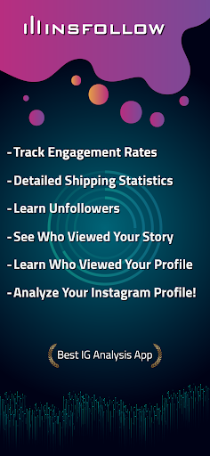 Android application InsFollow -Followers Analysis screenshort