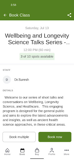 Bodytree Wellness Studio Screen 3