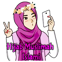 Hijab Muslimah Islami Sticker WAStickerApps