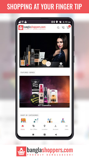 Android application BanglaShoppers Cosmetics Shop screenshort