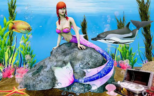 Mermaid Simulator 3D - Sea Animal Attack Games  screenshots 2