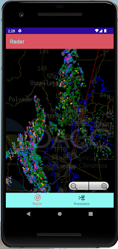 Android application Radar contingencia Mendoza screenshort