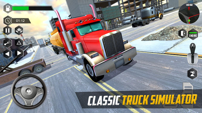 #1. Truck Driving Simulator 3D (Android) By: Be Pro Games