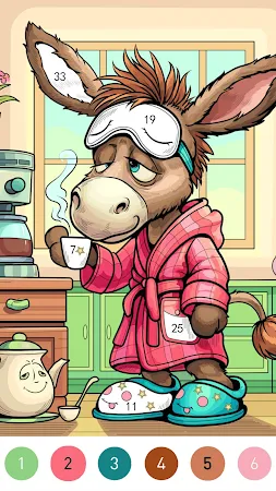 Game screenshot Granny Color By Number Game apk download