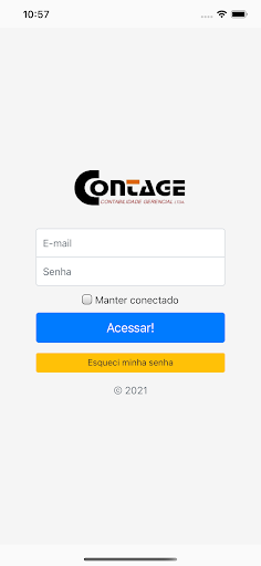 Android application CONTAGE - Portal do Cliente screenshort