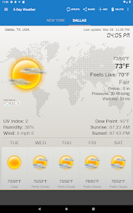 Wetter & Uhr Widget Ekran görüntüsü