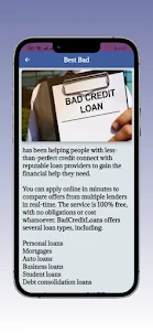 Bad Credit Loan Guide
