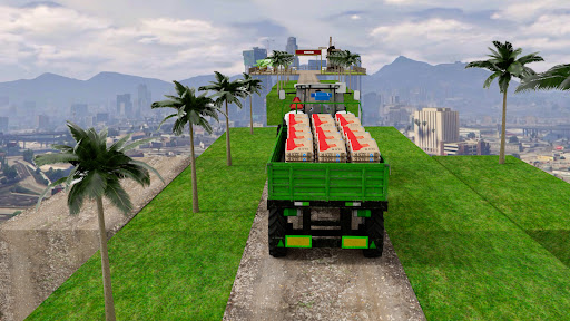 Farm Stunt: Heavy Tractor game Screen 3