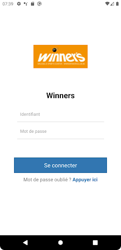 Android application MyWinners screenshort