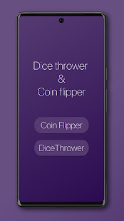 Dice Thrower & Coin Flipper 1.3 APK screenshots 1