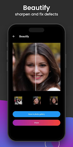 AI Photo Enhancer: FixMyPhotos Screenshot 4 - AppWisp.com