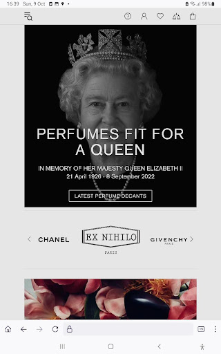 Android application The Perfumes Shop screenshort
