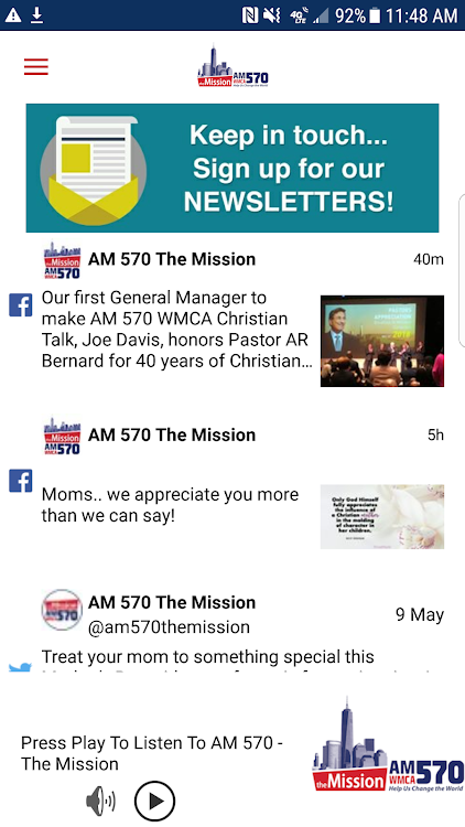 AM 570 TheMission - 4.9.2 - (Android)