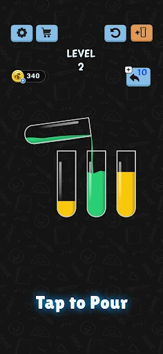 Water Color Sort - Screenshot 1