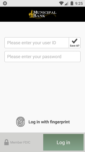 Municipal Bank Business Mobile Screen 2