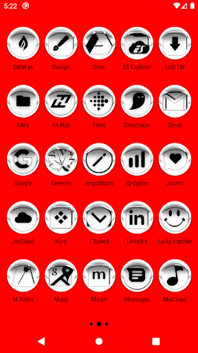 White Icon Pack Style 4 Screen 3