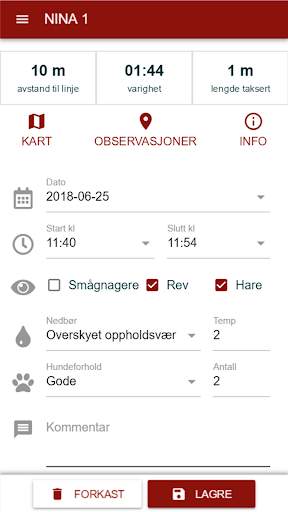 Hønsefuglportalen Screen 2