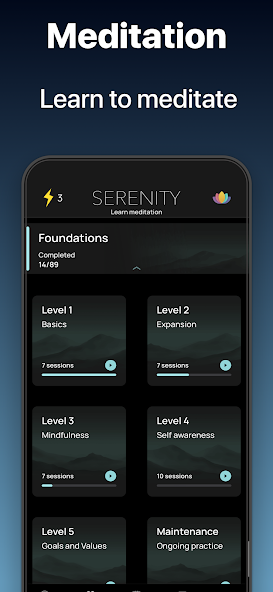 Serenity: Meditación 5.1.0 APK + Modificación (Unlimited money) para Android