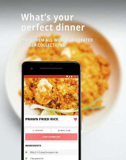 Screenshot of Rice Recipes App