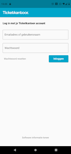 Scan App - Ticketkantoor Screen 3