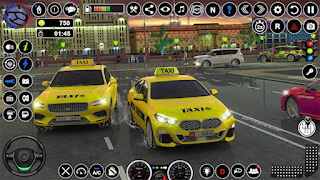 US Prado Car Taxi Driving Sim - Screenshot 1