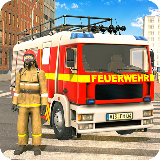 911 Emergency Fire Truck Games logo